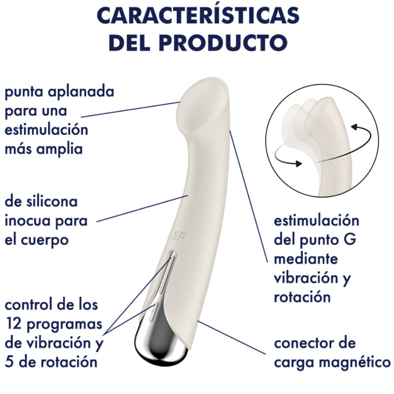 SATISFYER - SPINNING G-SPORT 1 ROTATOR VIBRATOR BLAU