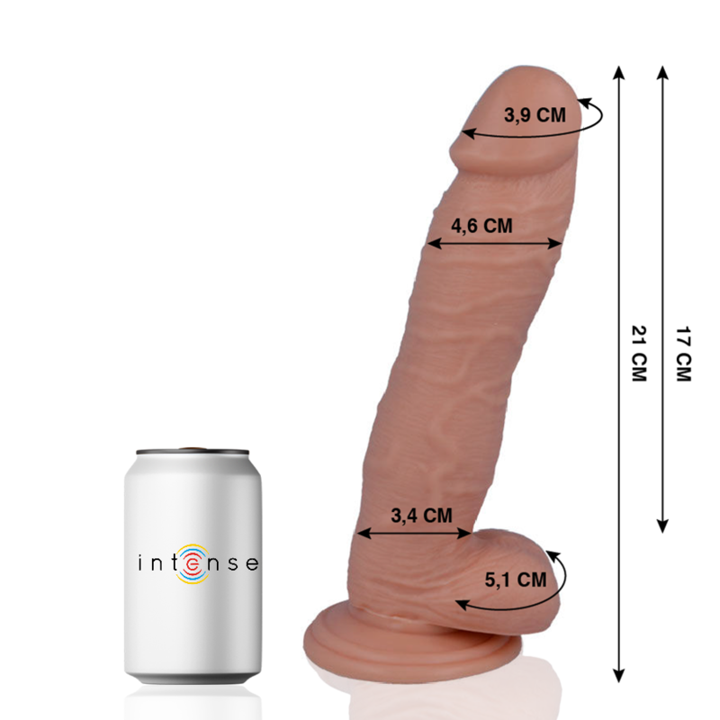 MR INTENSE - 24 realistischer Dildo, 21 cm, Ø 4,6 cm