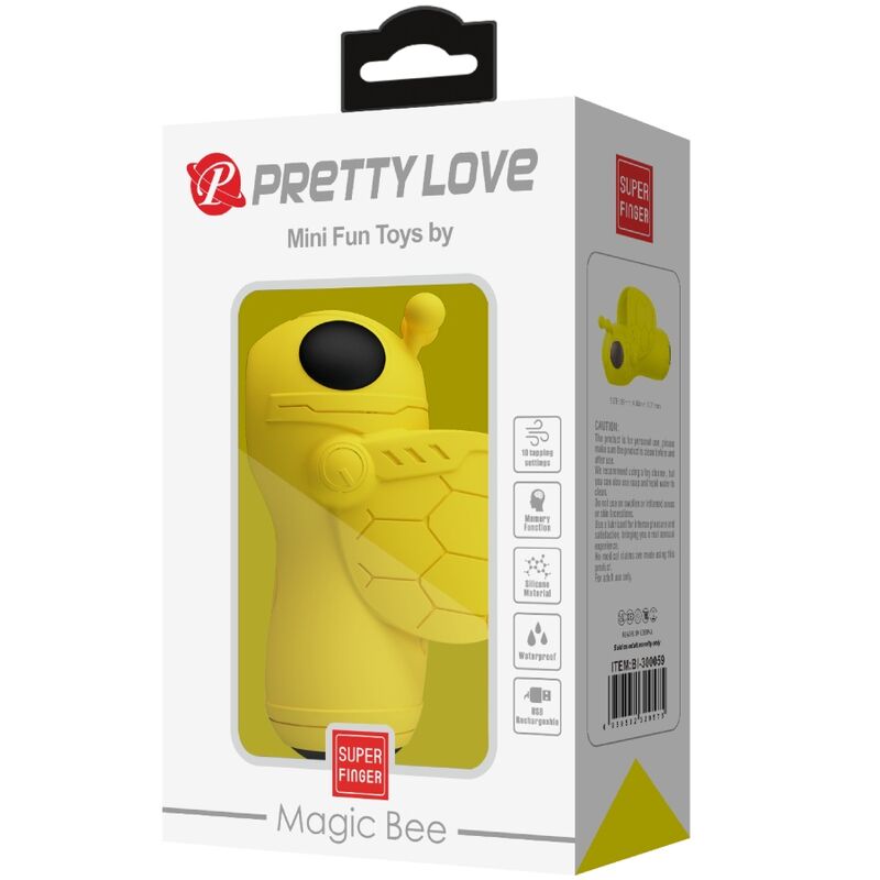 PRETTY LOVE – Magic Bee Mini-Vibrator mit Saugstimulator