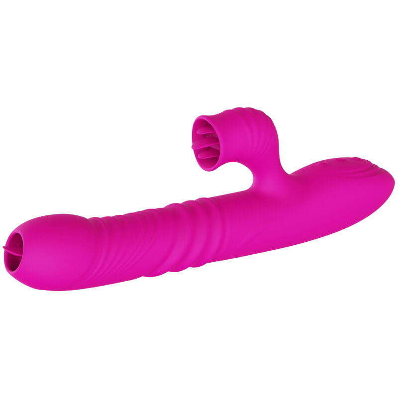 ARMONY – Fanny Multifunktions-Doppelzungenvibrator mit Wärmefunktion, Fuchsia