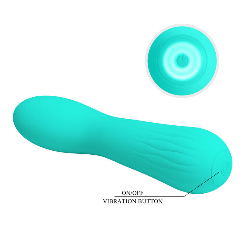 PRETTY LOVE - Faun wiederaufladbarer Vibrator Aquagrün