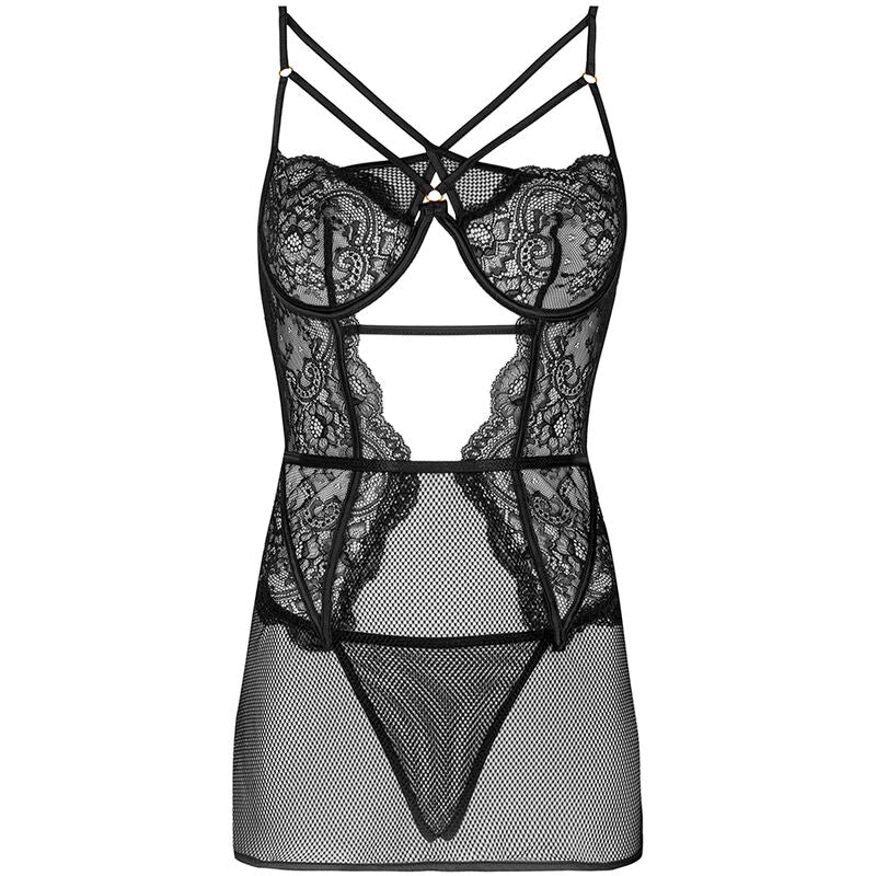 LIVCO CORSETTI FASHION – Baririn LC 90633 Hemd + Hose Schwarz