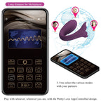 PRETTY LOVE - JAYLEEN VIBRATOR MIT APP-FERNBEDIENUNG LILA