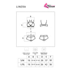 LIVCO CORSETTI FASHION - LINERA FÜR DIE SENSES-KOLLEKTION BH + PANTY SCHWARZ