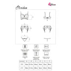 LIVCO CORSETTI FASHION – Moridam LC 90552 BH + Strumpfgürtel + Höschen Schwarz