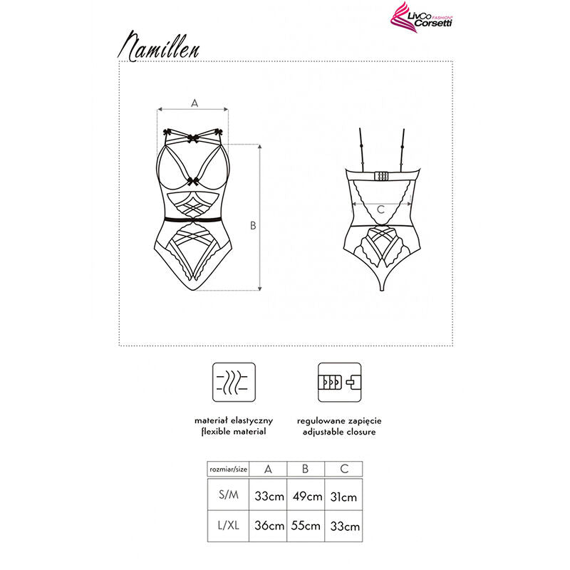 LIVCO CORSETTI FASHION – Namillen LC 90528 Body Schwarz