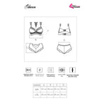 LIVCO CORSETTI FASHION – Palmenom LC 90614 BH + Höschen Schwarz