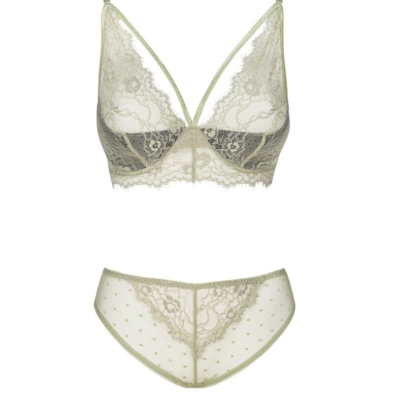 LIVCO CORSETTI FASHION – Pine LC 90667 BH + Panty Khaki