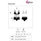 LIVCO CORSETTI FASHION – Drezna LC 90733 BH + Panty Schwarz