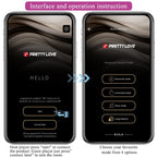 PRETTY LOVE - Billy Vibrationsfernbedienung Lila - Kostenlose App