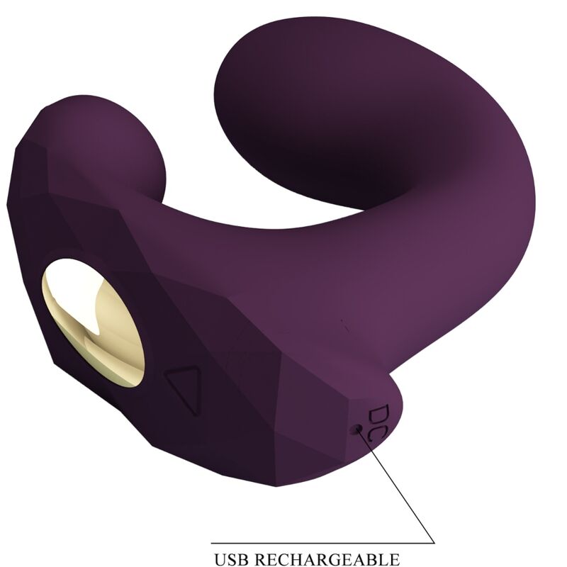 PRETTY LOVE - Billy Vibrationsfernbedienung Lila - Kostenlose App