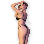 CHILIROSE – CR 4700 Bodysuit Schwarz S/M