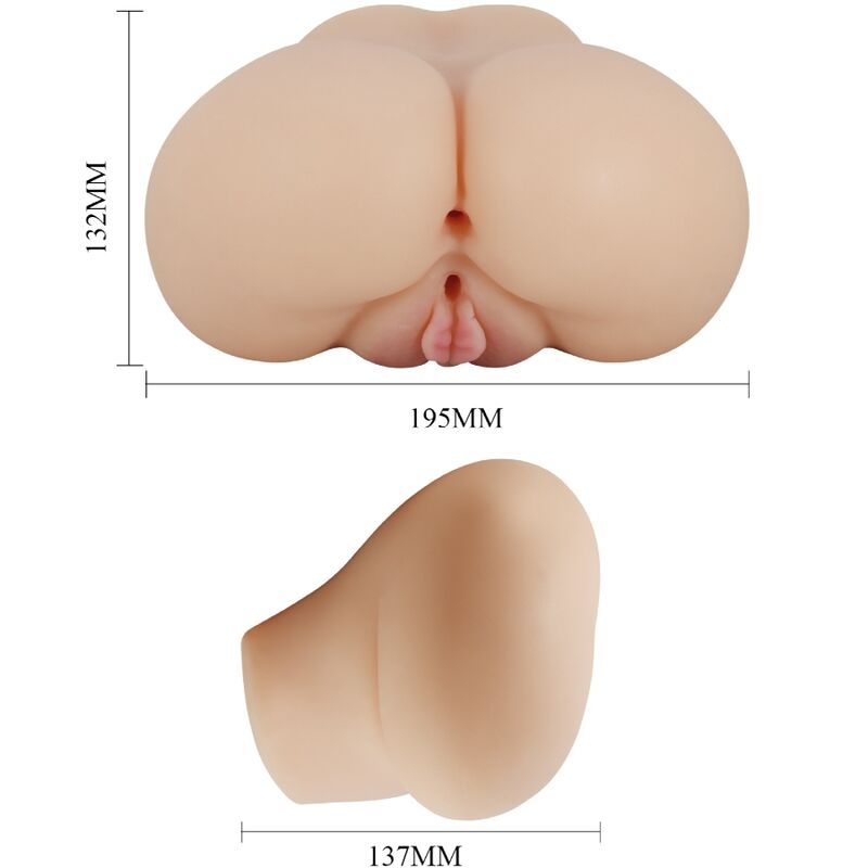 CRAZY BULL - Luna realistischer Vagina- und Anal-Vibrator