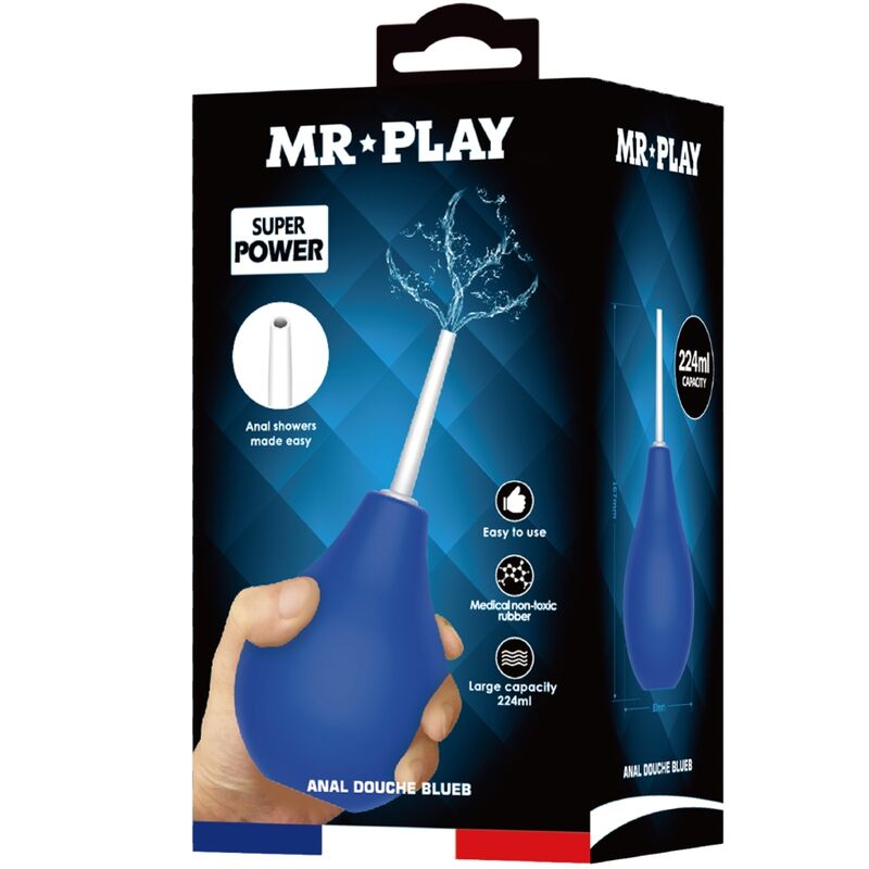 MR PLAY - BLUEB Super Power Analdusche, Blau