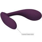PRETTY LOVE - Baird G-Spot, 12 Vibrationen, wiederaufladbar, Lila, App