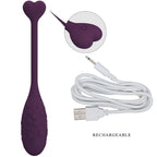 PRETTY LOVE - Fisherman App-gesteuertes vibrierendes Ei Lila