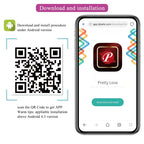 PRETTY LOVE - Fisherman App-gesteuertes vibrierendes Ei Lila