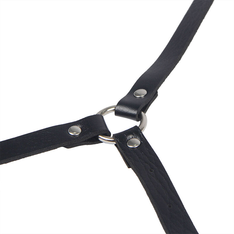 SUBBLIME Körper Harness Leder Schwarz One Size