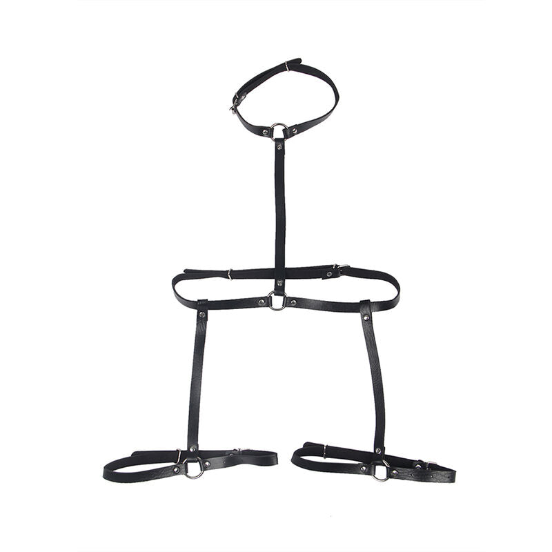 SUBBLIME Körper Harness Leder Schwarz One Size