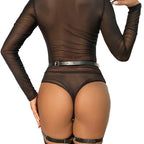 SUBBLIME Körper Harness Leder Schwarz One Size