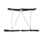 SUBBLIME Ledergürtel Harness Schwarz One Size