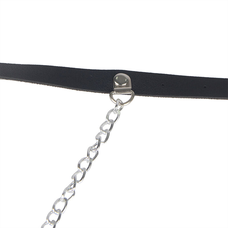 SUBBLIME Ledergürtel Harness Schwarz One Size