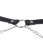 SUBBLIME Ledergürtel Harness Schwarz One Size