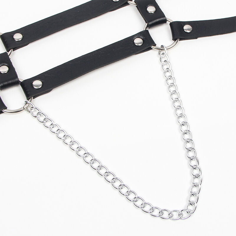 SUBBLIME Harness mit Riemen & Kettendetails One Size