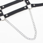 SUBBLIME Harness mit Riemen & Kettendetails One Size