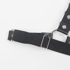 SUBBLIME Gürtel & Strumpfband mit Ringen & Kettendetail One Size