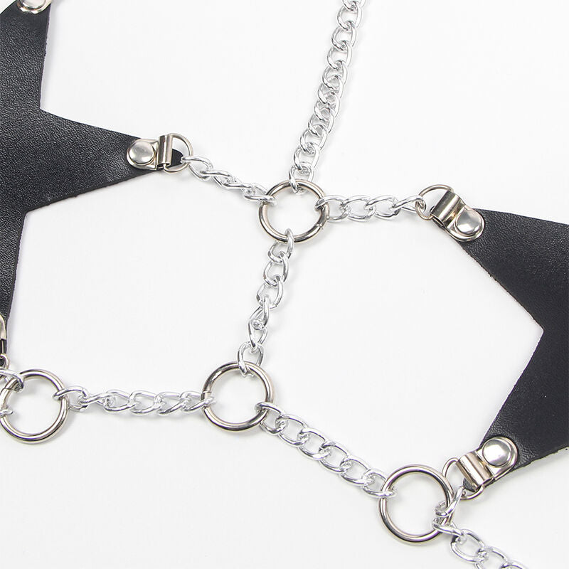 SUBBLIME Ganzkörper Harness mit Stern-Kettendetail One Size