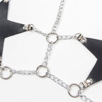 SUBBLIME Ganzkörper Harness mit Stern-Kettendetail One Size
