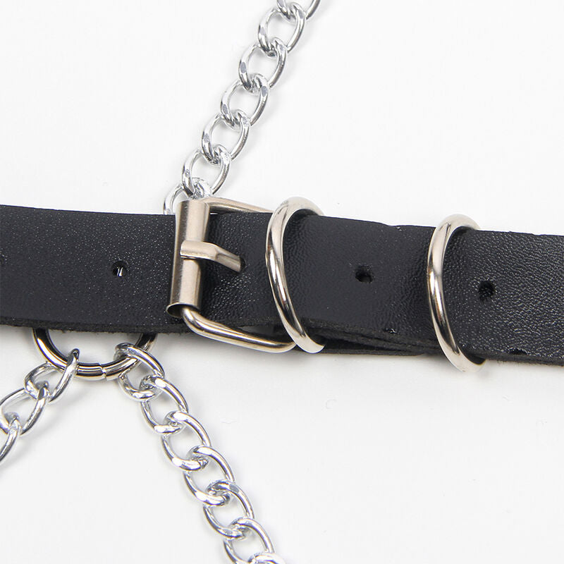 SUBBLIME Ganzkörper Harness mit Stern-Kettendetail One Size