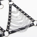 SUBBLIME Harness BH & Halskette mit Ketten One Size