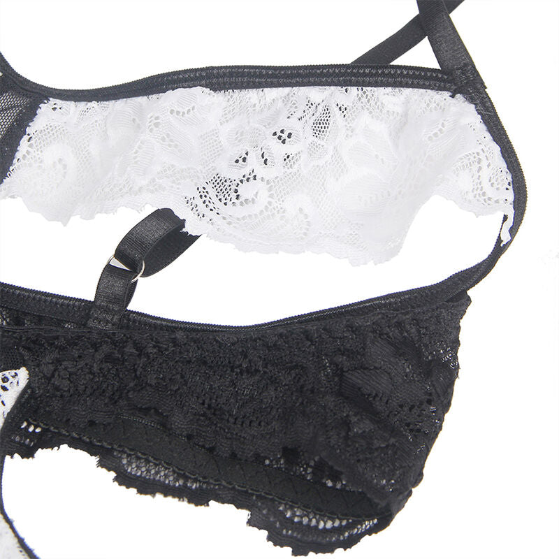SUBBLIME Dienstmädchen Body-Kostüm