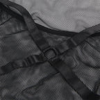 SUBBLIME – Transparentes Neckholder-Kleid Schwarz