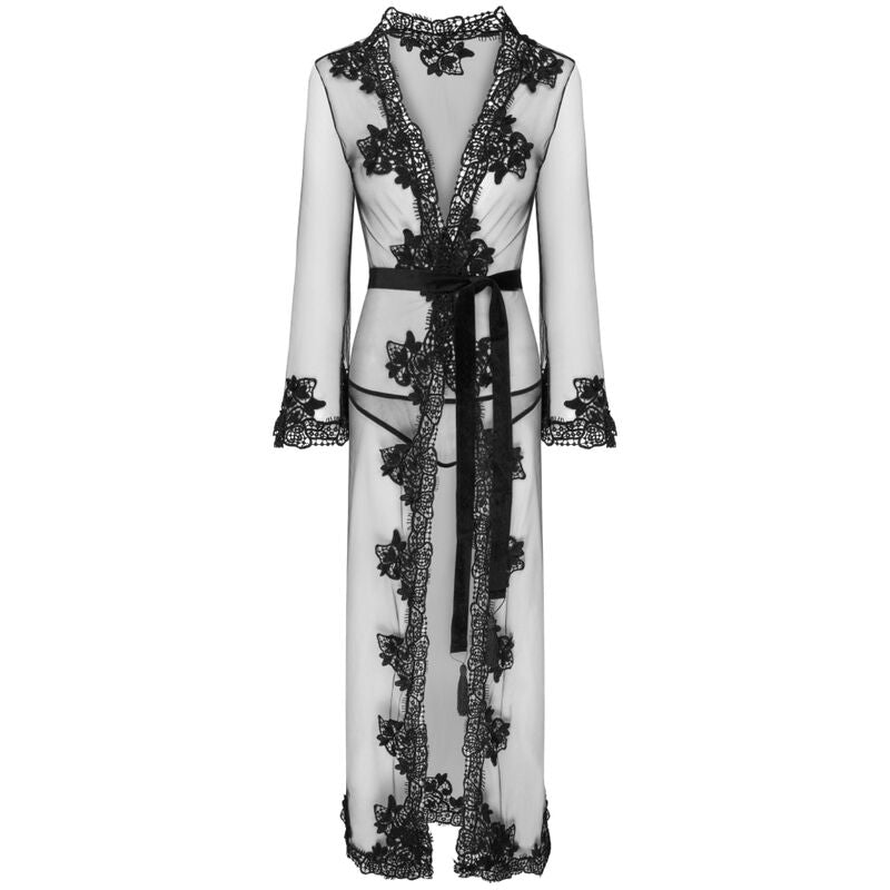 LIVCO CORSETTI FASHION – Nokina LC XG055 Kleid + Höschen Schwarz One Size (Einheitsgröße)