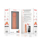 ONINDER - Vibratordildo, 9 Geschwindigkeiten, 22 cm Ø 4,5 cm - Kostenlose App