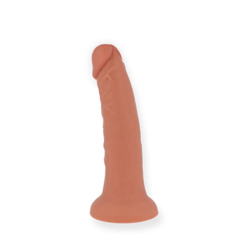ONINDER - Kleiner Vibratordildo, 9 Geschwindigkeiten, natürlich, 17,5 cm Ø 4 cm - Kostenlose App