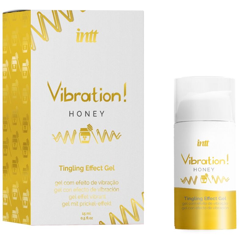 INTT – Kraftvolles Intimstimulierendes Honig flüssiges Vibratorgel 15 ml
