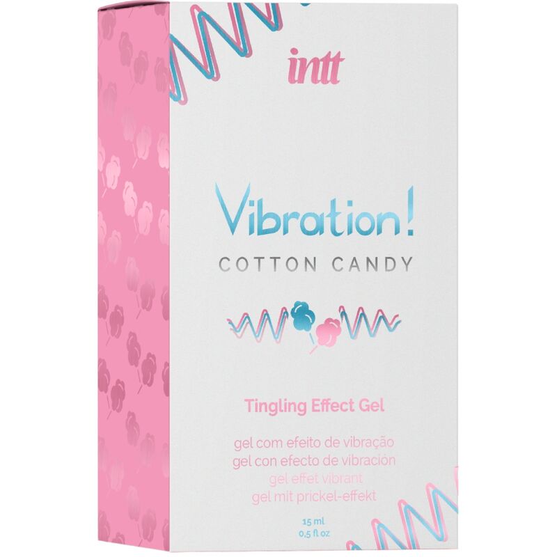 INTT – Kraftvolles Intimstimulierendes Zuckerwatte flüssiges Vibratorgel 15 ml