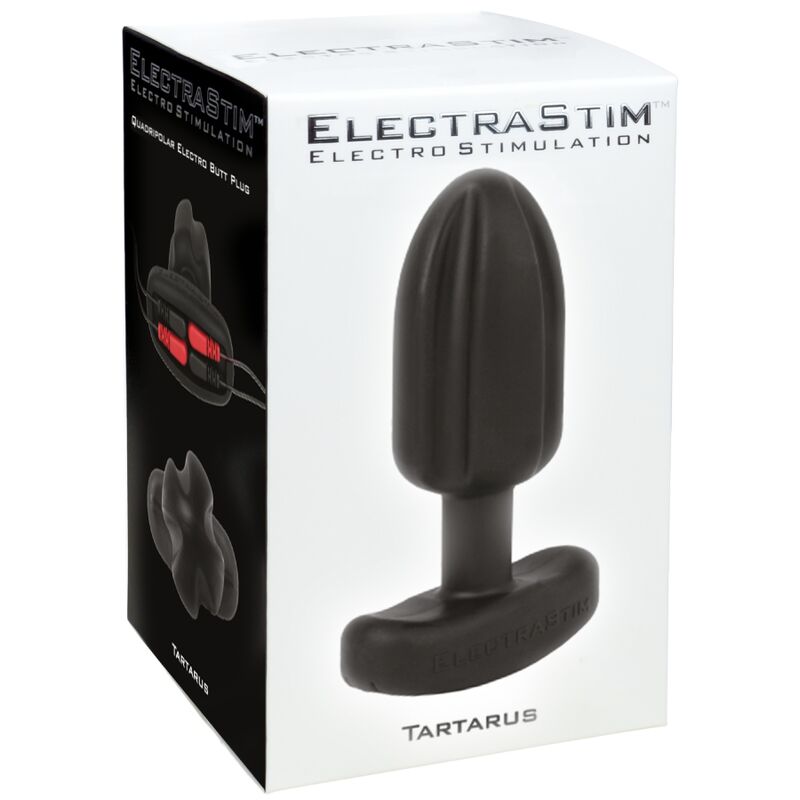 ELECTRASTIM – Tartarus Analplug quadripolar Silikon schwarz