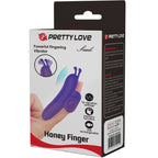 PRETTY LOVE - Snail Fingerstimulator Lila leistungsstark