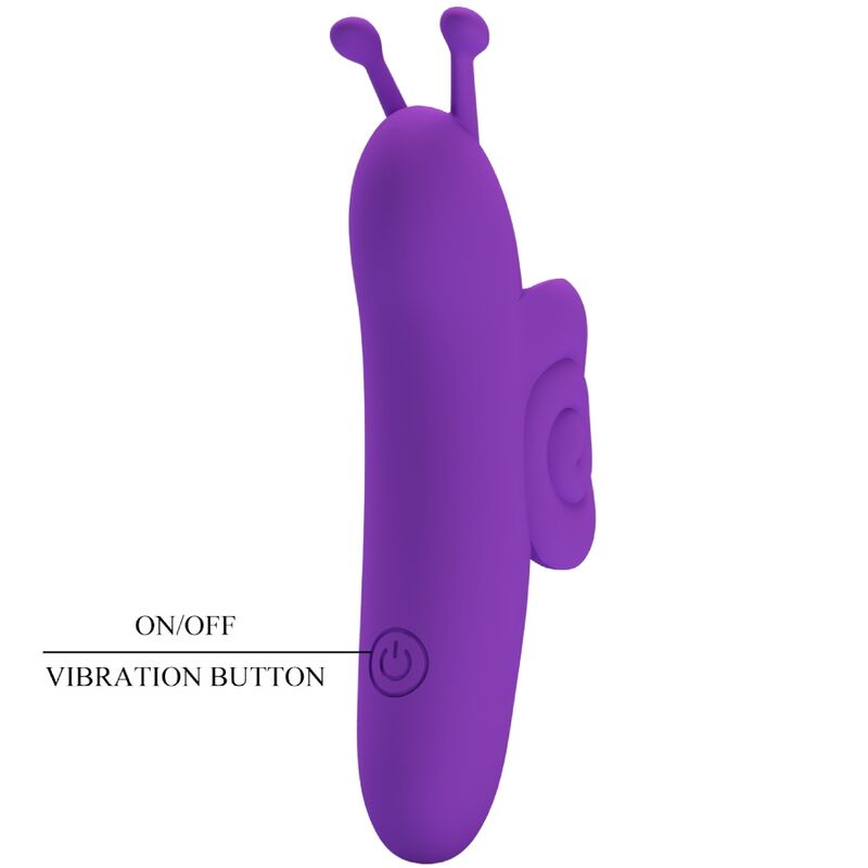 PRETTY LOVE - Snail Fingerstimulator Lila leistungsstark