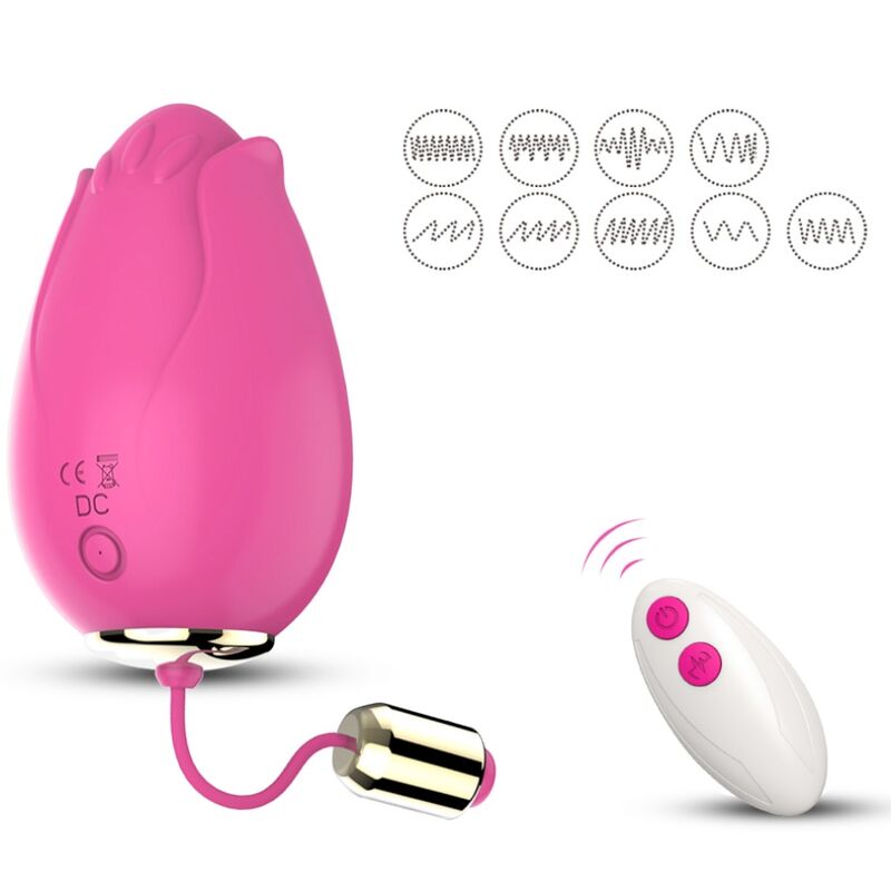 ARMONY – Mandala G-Punkt-Eivibrator mit Fernbedienung, Fuchsia