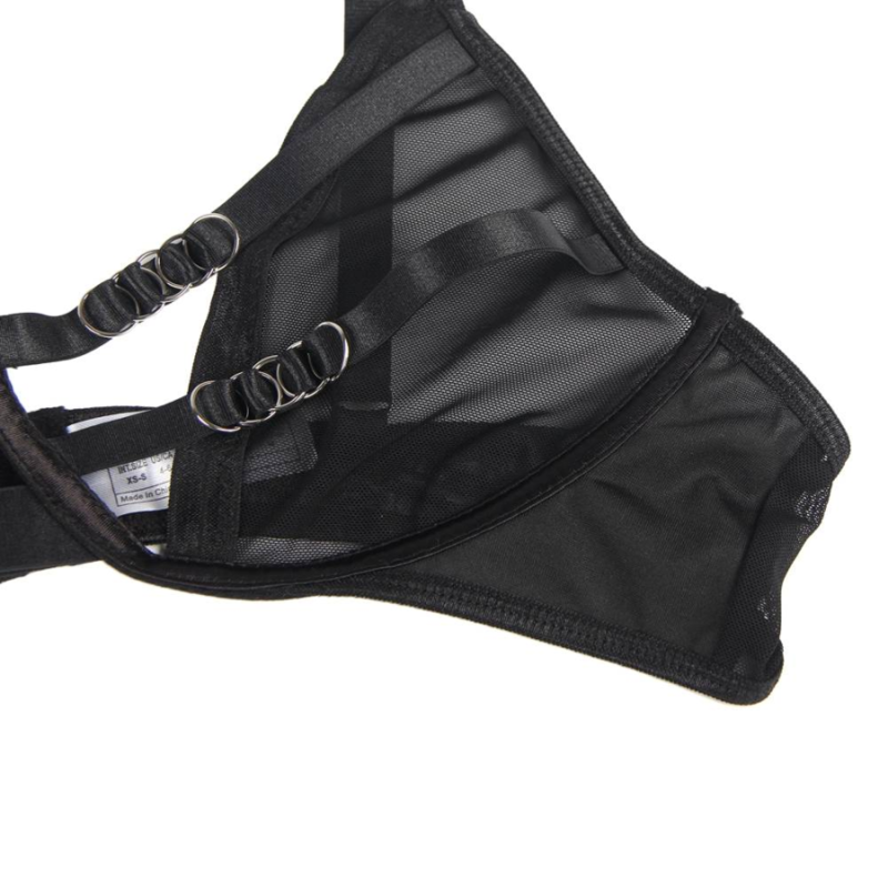 SUBBLIME – Zweiteiliges Set Transparenz-BH & Streifen