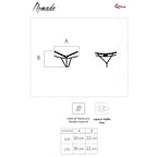 LIVCO CORSETTI FASHION – Nomade Tanga mit Öffnung Schwarz