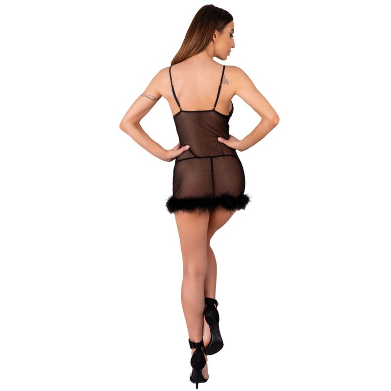 LIVCO CORSETTI FASHION – Zerunam Set Babydoll + Schwarzer Tanga