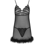 LIVCO CORSETTI FASHION – Zerunam Set Babydoll + Schwarzer Tanga