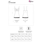 LIVCO CORSETTI FASHION – Zerunam Set Babydoll + Schwarzer Tanga